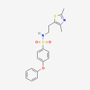 N-(2-(2,4-dimethylthiazol-5-yl)ethyl)-4-phenoxybenzenesulfonamide
