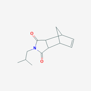 molecular formula C13H17NO2 B2908596 2-Isobutyl-3a,4,7,7a-tetrahydro-1H-4,7-methanoisoindole-1,3(2H)-dione CAS No. 100609-30-1