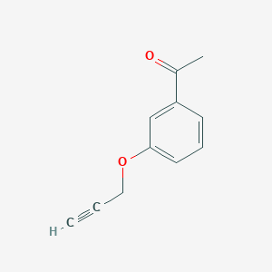 molecular formula C11H10O2 B2908626 1-[3-(Prop-2-yn-1-yloxy)phenyl]ethan-1-one CAS No. 34264-13-6