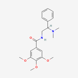 molecular formula C20H26N2O4 B2908695 N-[2-(dimethylamino)-2-phenylethyl]-3,4,5-trimethoxybenzamide CAS No. 899975-11-2