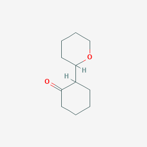 molecular formula C11H18O2 B2908854 2-(Oxan-2-yl)cyclohexan-1-one CAS No. 37749-86-3