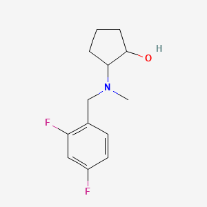 2-((2,4-Difluorobenzyl)(methyl)amino)cyclopentan-1-ol