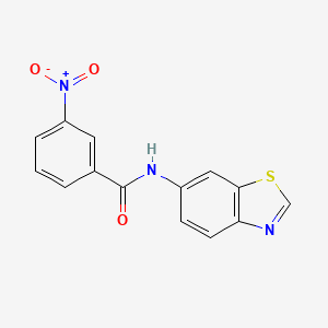 N-(benzo[d]thiazol-6-yl)-3-nitrobenzamide