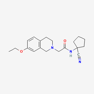 N-(1-cyanocyclopentyl)-2-(7-ethoxy-1,2,3,4-tetrahydroisoquinolin-2-yl)acetamide
