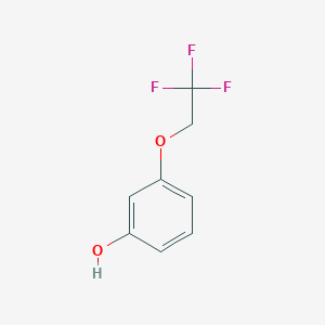molecular formula C8H7F3O2 B2909029 3-(2,2,2-Trifluoroethoxy)phenol CAS No. 658062-74-9