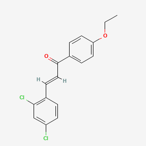 (2E)-3-(2,4-dichlorophenyl)-1-(4-ethoxyphenyl)prop-2-en-1-one