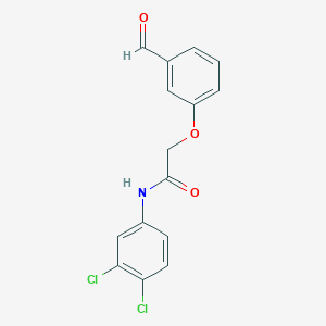 N-(3,4-dichlorophenyl)-2-(3-formylphenoxy)acetamide