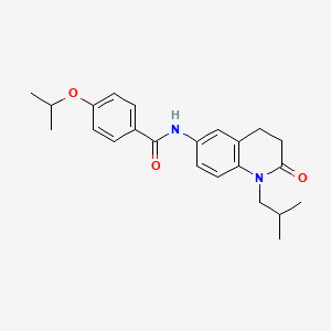 N-(1-isobutyl-2-oxo-1,2,3,4-tetrahydroquinolin-6-yl)-4-isopropoxybenzamide