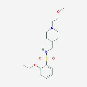 2-ethoxy-N-((1-(2-methoxyethyl)piperidin-4-yl)methyl)benzenesulfonamide