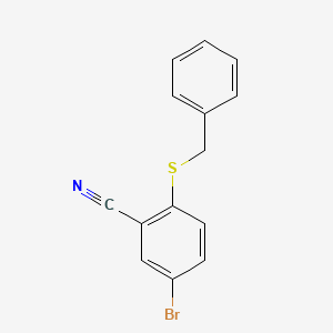 2-(Benzylthio)-5-bromobenzonitrile