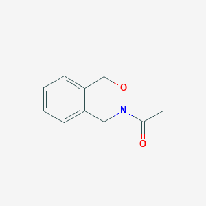 molecular formula C10H11NO2 B2909135 1-(3,4-dihydro-1H-2,3-benzoxazin-3-yl)ethan-1-one CAS No. 14865-39-5