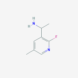 1-(2-Fluoro-5-methylpyridin-3-yl)ethanamine