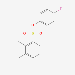 4-Fluorophenyl 2,3,4-trimethylbenzenesulfonate