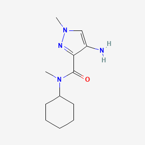 1H-Pyrazole-3-carboxamide,4-amino-N-cyclohexyl-N,1-dimethyl-