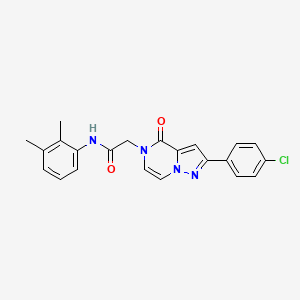 2-[2-(4-chlorophenyl)-4-oxopyrazolo[1,5-a]pyrazin-5(4H)-yl]-N-(2,3-dimethylphenyl)acetamide