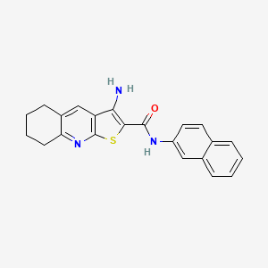 3-amino-N-(naphthalen-2-yl)-5,6,7,8-tetrahydrothieno[2,3-b]quinoline-2-carboxamide