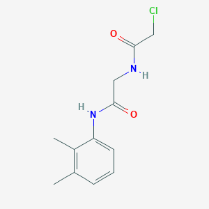 2-chloro-N-{[(2,3-dimethylphenyl)carbamoyl]methyl}acetamide
