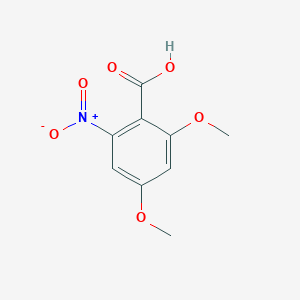 molecular formula C9H9NO6 B2909254 2,4-Dimethoxy-6-nitrobenzoic acid CAS No. 890093-49-9