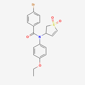4-bromo-N-(1,1-dioxido-2,3-dihydrothiophen-3-yl)-N-(4-ethoxyphenyl)benzamide