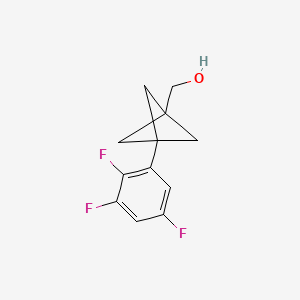 [3-(2,3,5-Trifluorophenyl)-1-bicyclo[1.1.1]pentanyl]methanol