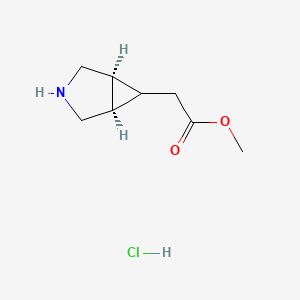 Methyl 2-[rel-(1R,5S,6R)-3-azabicyclo[3.1.0]hexan-6-yl]acetate hydrochloride