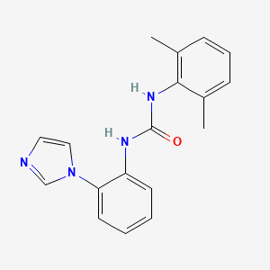 N-(2,6-dimethylphenyl)-N'-[2-(1H-imidazol-1-yl)phenyl]urea