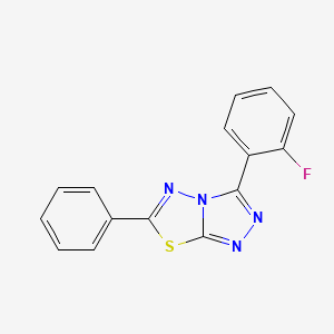 3-(2-Fluorophenyl)-6-phenyl-[1,2,4]triazolo[3,4-b][1,3,4]thiadiazole