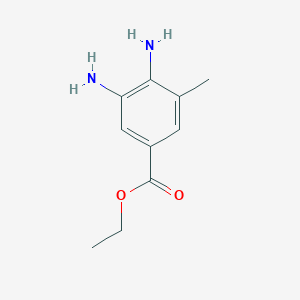 molecular formula C10H14N2O2 B2909317 Ethyl 3,4-diamino-5-methylbenzoate CAS No. 856839-94-6