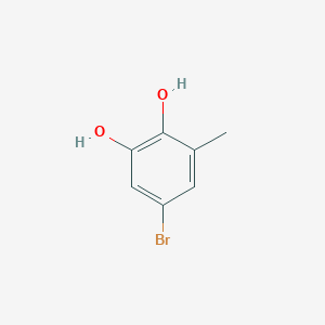 molecular formula C7H7BrO2 B2909345 5-Bromo-3-methylbenzene-1,2-diol CAS No. 1779857-21-4