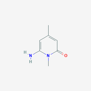 molecular formula C7H10N2O B2909353 6-amino-1,4-dimethylpyridin-2(1H)-one CAS No. 863667-99-6