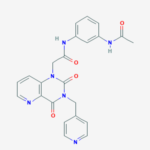 N-(3-acetamidophenyl)-2-(2,4-dioxo-3-(pyridin-4-ylmethyl)-3,4-dihydropyrido[3,2-d]pyrimidin-1(2H)-yl)acetamide