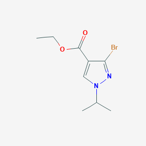 molecular formula C9H13BrN2O2 B2909372 Ethyl 3-bromo-1-isopropyl-1H-pyrazole-4-carboxylate CAS No. 1946817-05-5
