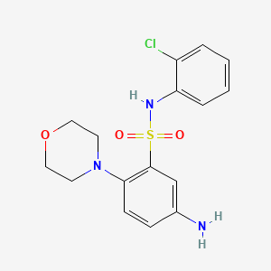 5-Amino-N-(2-chloro-phenyl)-2-morpholin-4-yl-benzenesulfonamide