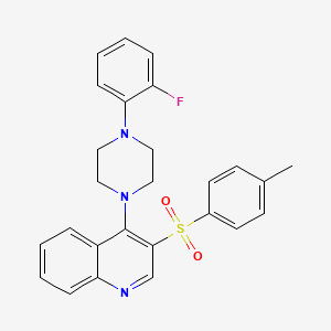 4-(4-(2-Fluorophenyl)piperazin-1-yl)-3-tosylquinoline