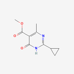 Methyl 2-cyclopropyl-4-methyl-6-oxo-1,6-dihydropyrimidine-5-carboxylate