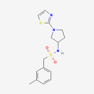 N-(1-(thiazol-2-yl)pyrrolidin-3-yl)-1-(m-tolyl)methanesulfonamide