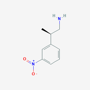 (2R)-2-(3-Nitrophenyl)propan-1-amine