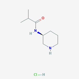(S)-N-(Piperidin-3-yl)-2-methylpropanamide hydrochloride