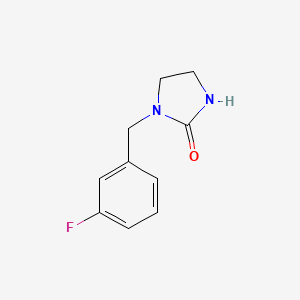molecular formula C10H11FN2O B2909476 1-(3-Fluorobenzyl)imidazolidin-2-one CAS No. 60927-96-0