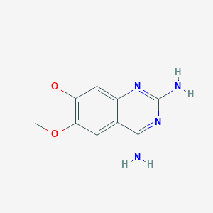 molecular formula C10H12N4O2 B029095 2,4-Diamino-6,7-dimethoxyquinazoline CAS No. 60547-96-8