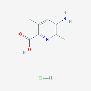 B2909626 5-Amino-3,6-dimethylpyridine-2-carboxylic acid hydrochloride CAS No. 2230799-49-0