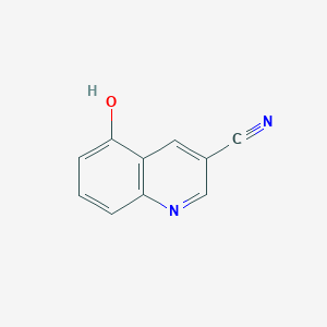 molecular formula C10H6N2O B2909642 5-Hydroxyquinoline-3-carbonitrile CAS No. 1261577-22-3