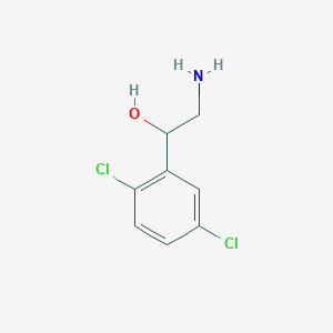 molecular formula C8H9Cl2NO B2909690 2-Amino-1-(2,5-dichlorophenyl)ethan-1-ol CAS No. 1183159-14-9