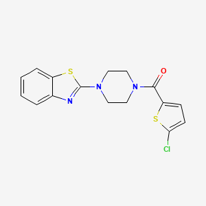(4-(Benzo[d]thiazol-2-yl)piperazin-1-yl)(5-chlorothiophen-2-yl)methanone