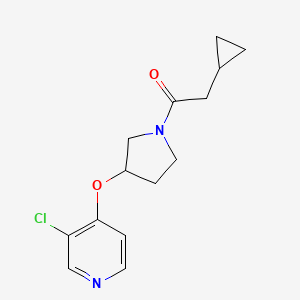 1-(3-((3-Chloropyridin-4-yl)oxy)pyrrolidin-1-yl)-2-cyclopropylethanone