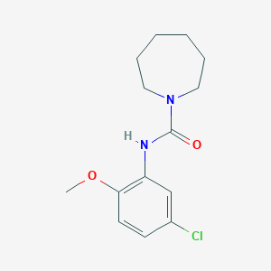 molecular formula C14H19ClN2O2 B2909735 N-(5-chloro-2-methoxyphenyl)azepane-1-carboxamide CAS No. 708235-70-5