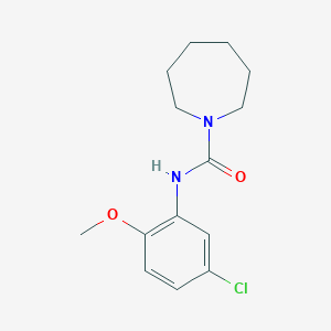 N-(5-chloro-2-methoxyphenyl)azepane-1-carboxamide