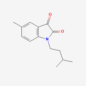 1-Isopentyl-5-methylindoline-2,3-dione