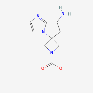 Methyl 7-aminospiro[6,7-dihydropyrrolo[1,2-a]imidazole-5,3'-azetidine]-1'-carboxylate