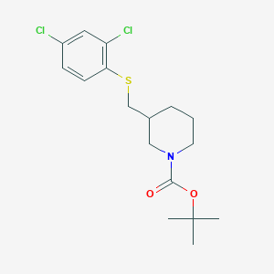 tert-Butyl 3-(((2,4-dichlorophenyl)thio)methyl)piperidine-1-carboxylate